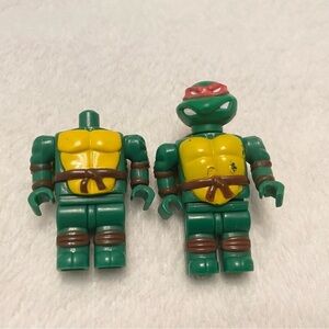 Mega Bloks Teenage Mutant Ninja Turtles Raphael Mini Figure Red Bandana Toy